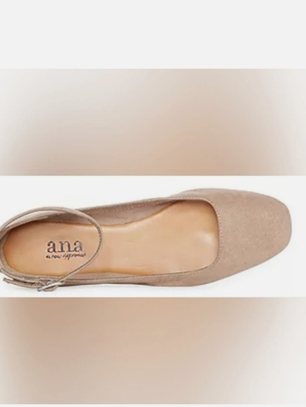 A.n.a Suede Ballet Flats, NWT - Picture 2 of 3